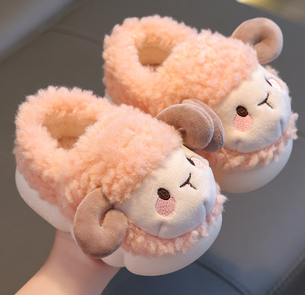 Børneslippers med får – WoollySteps