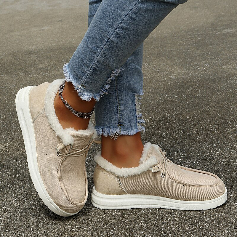Dame Slip-On vinterstøvler med pelsfôr – Maren