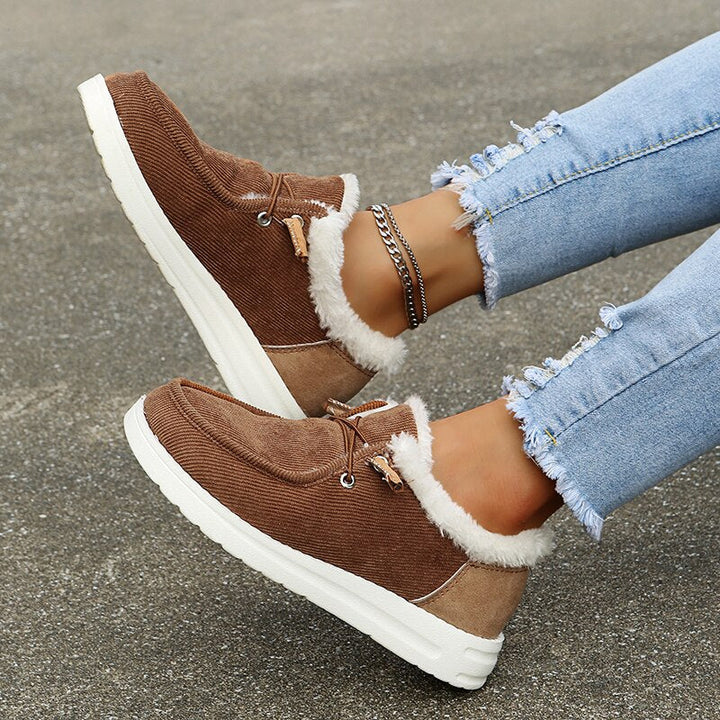 Dame Slip-On vinterstøvler med pelsfôr – Maren