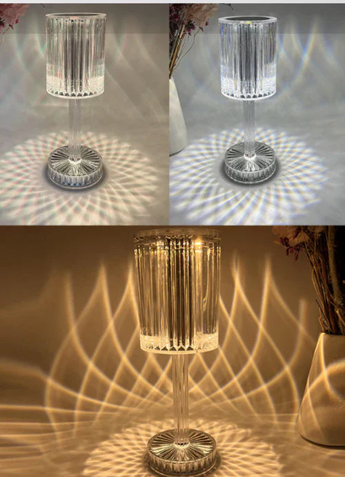 Dæmpbar Krystal Bordlampe med Moderne Belysning - Seraphine