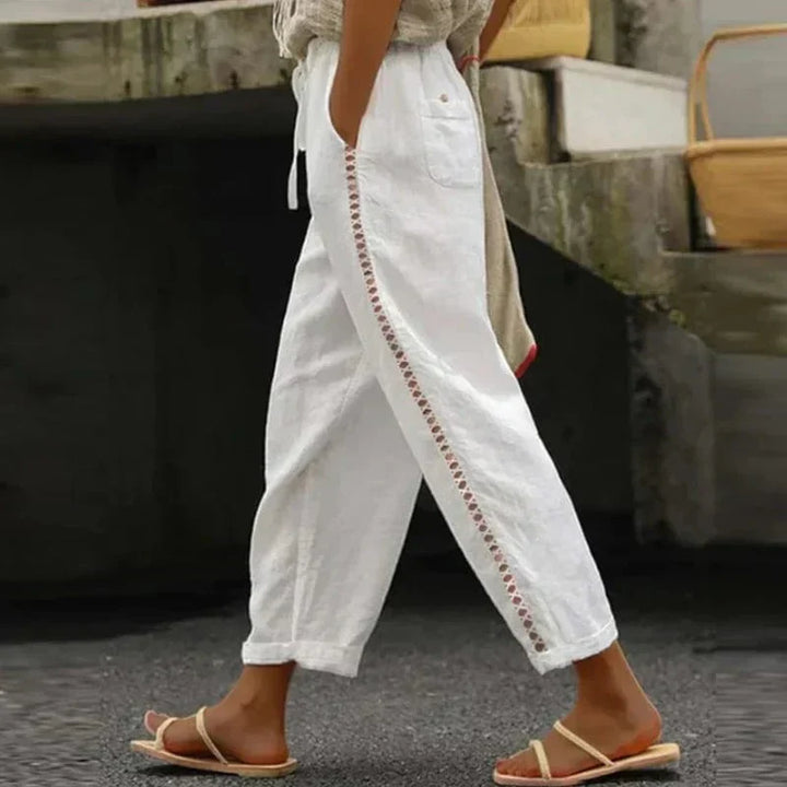 Boho Dame Sommerbukser med Print – Solea