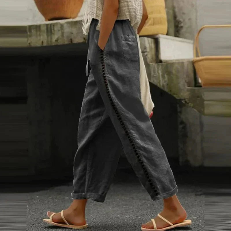 Boho Dame Sommerbukser med Print – Solea