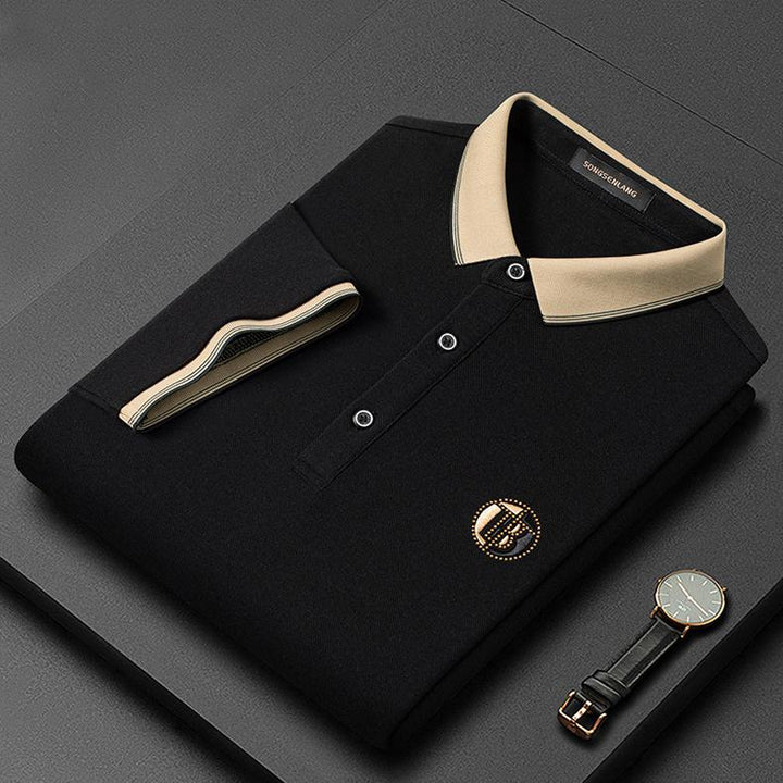Stilfuld broderet poloshirt - Oliver