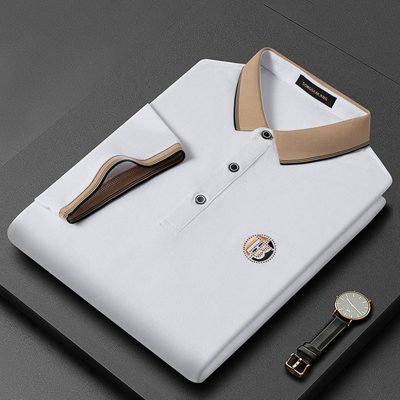 Stilfuld broderet poloshirt - Oliver