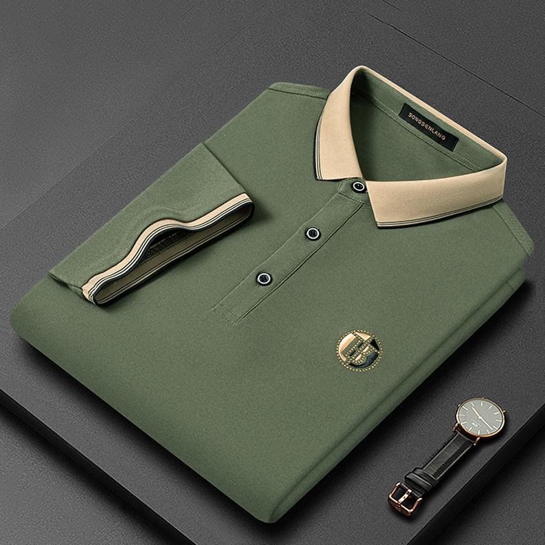 Stilfuld broderet poloshirt - Oliver
