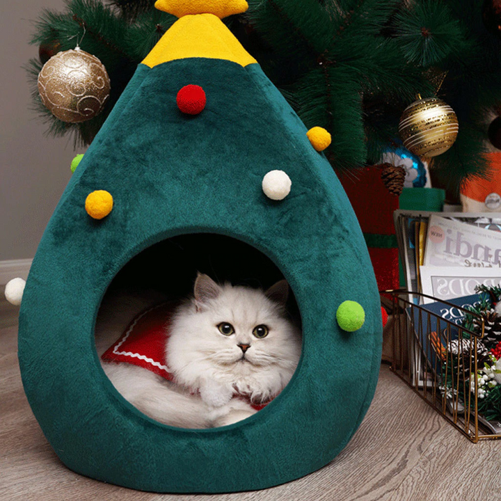 Juletræ kattekurv - FestivePurr