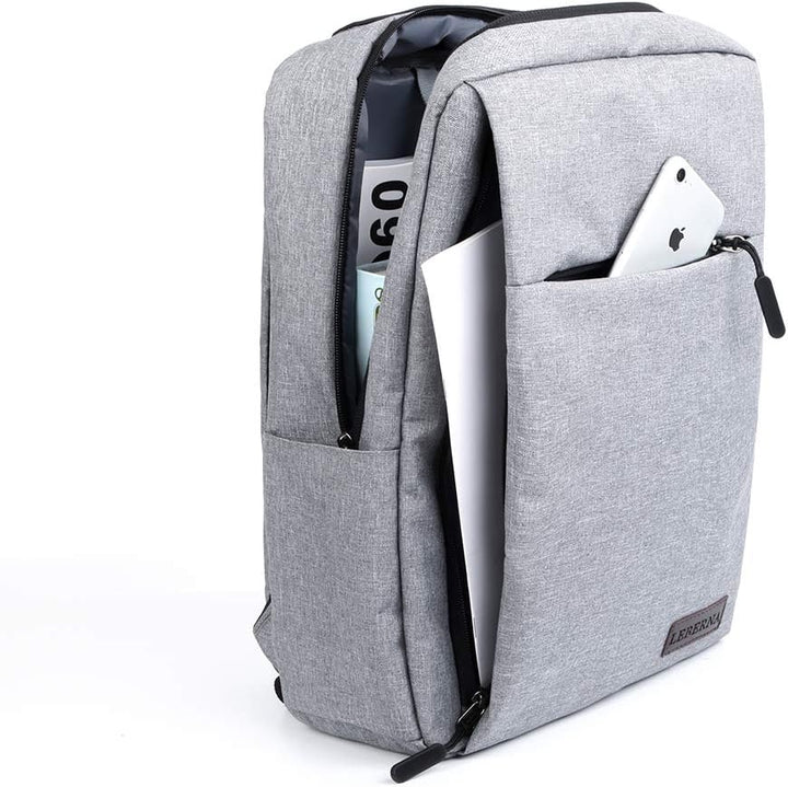 Slank vandtæt laptoprygsæk med USB-port