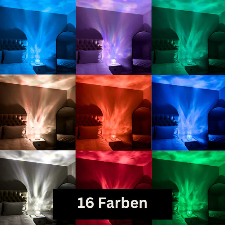 Nordlys-lampe med 16 farver - AuroraGlow
