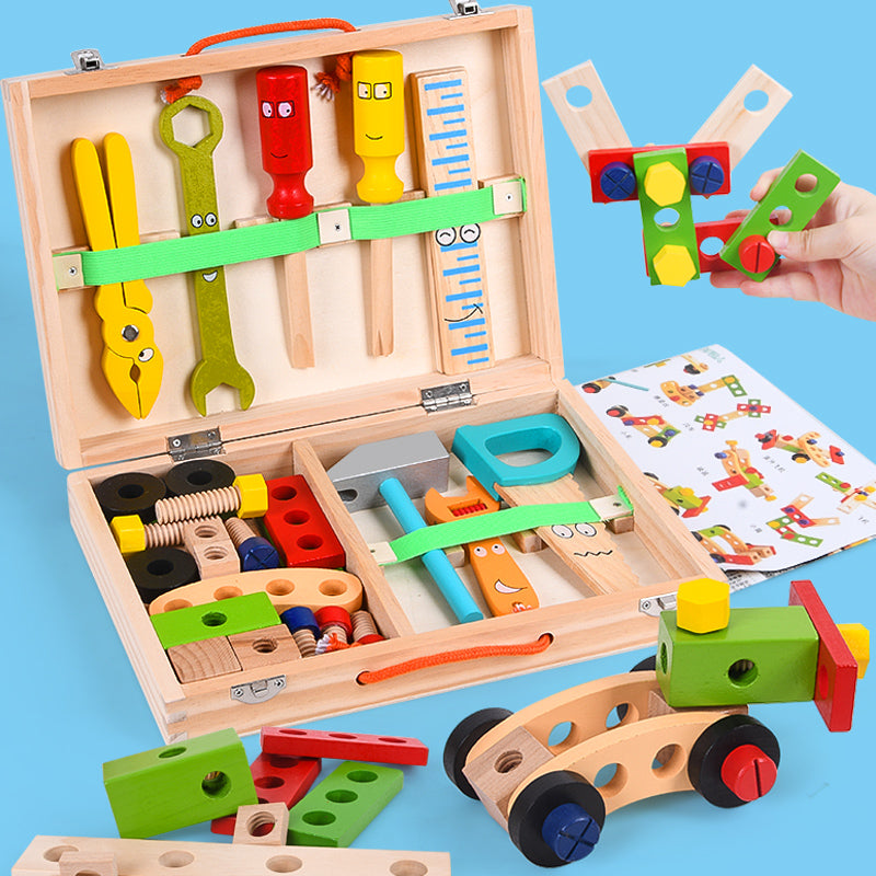 Interaktivt træbyggesæt - MakerBox