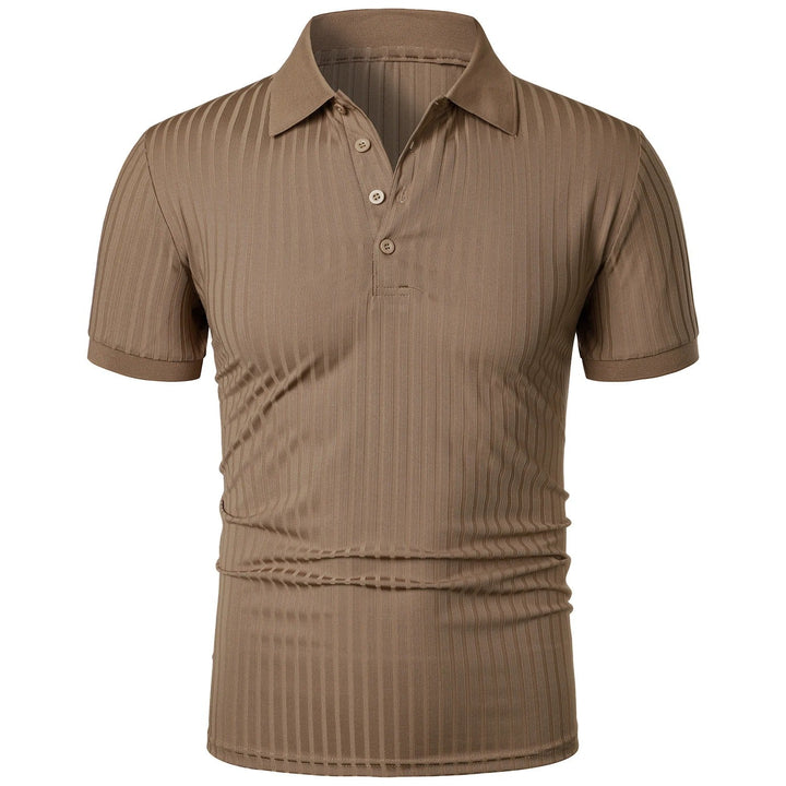Behagelig & stilfuld åndbar herrepoloshirt med knapslå – Nevan