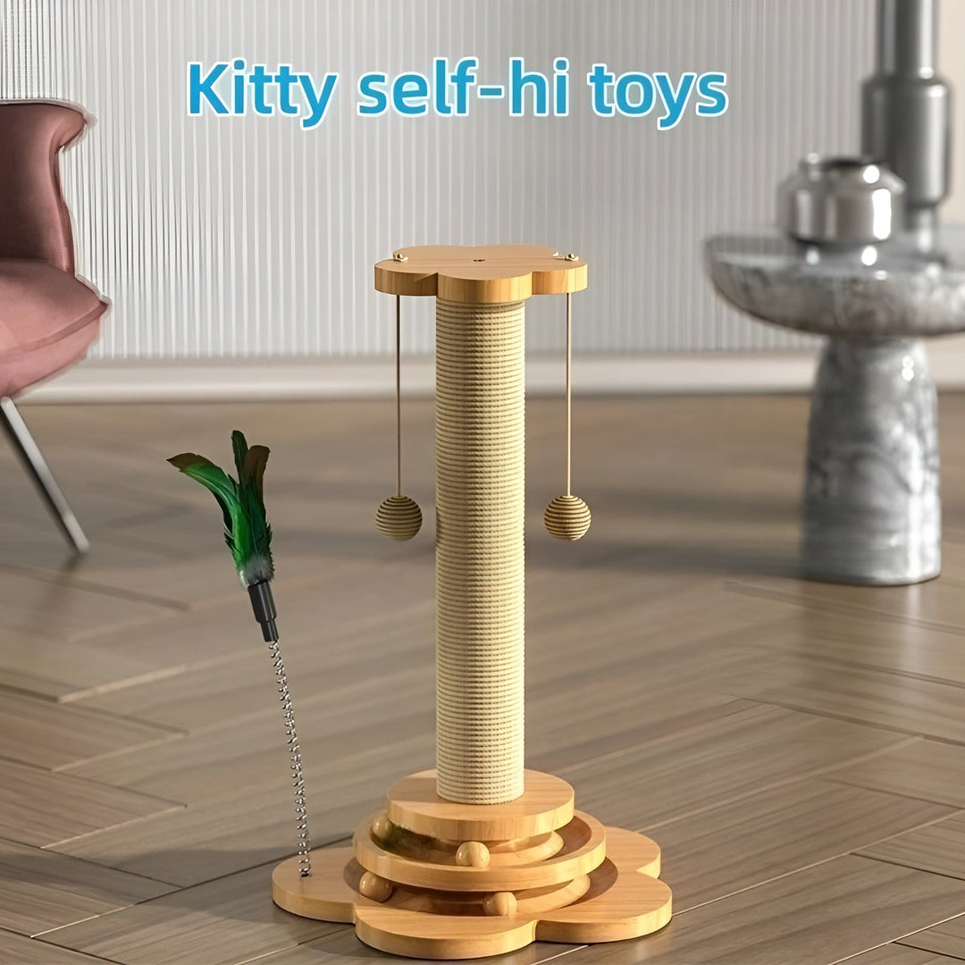 Trælegebolde til katte - WoodPounce