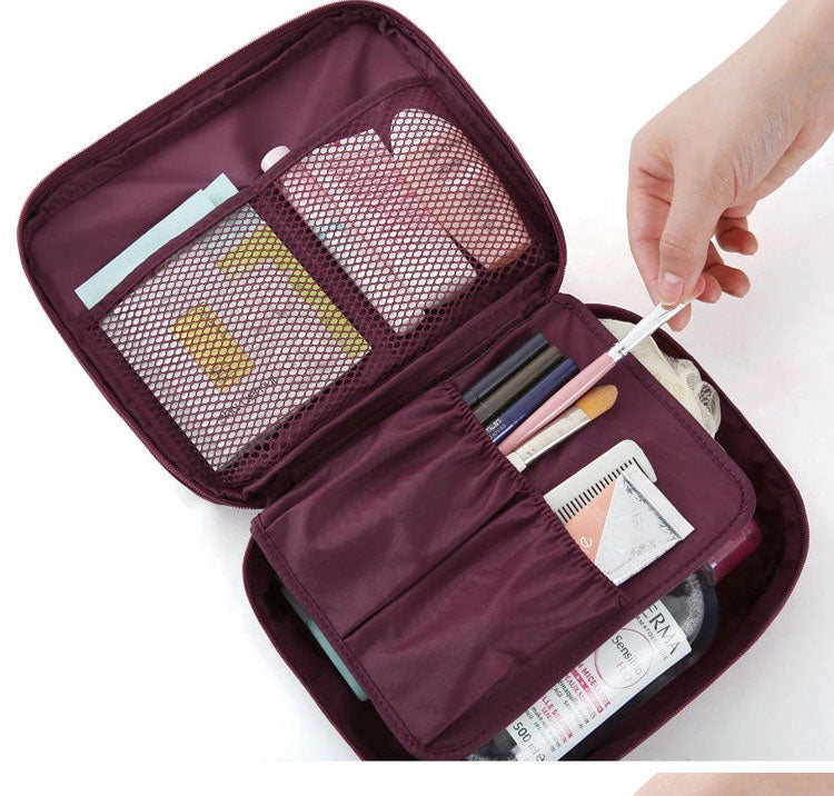 Kompakt vandtæt make-up-rejsesæt – 2 for prisen af 1 mini-kosmetikopbevaringsæske
