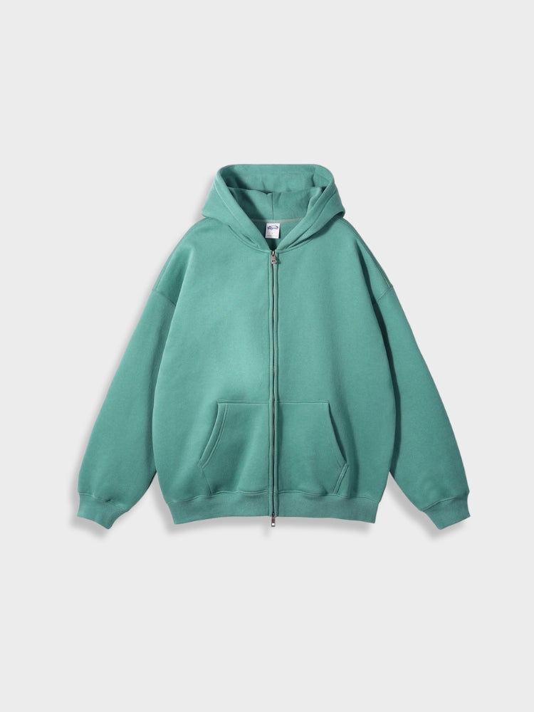 Oversized vest med lynlås - Ava