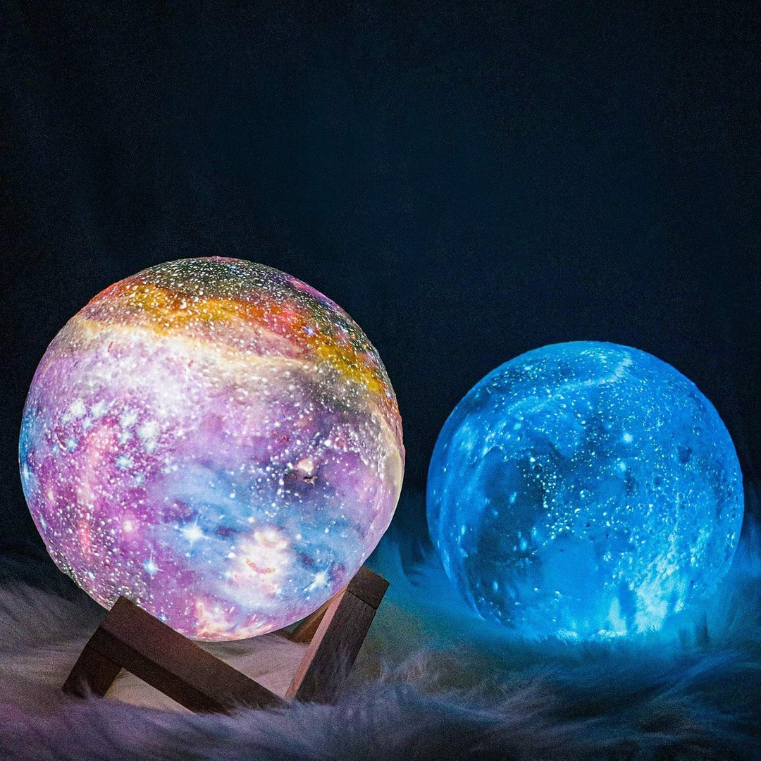 Natlampe med stjernehimmel og touchkontrol - Orion