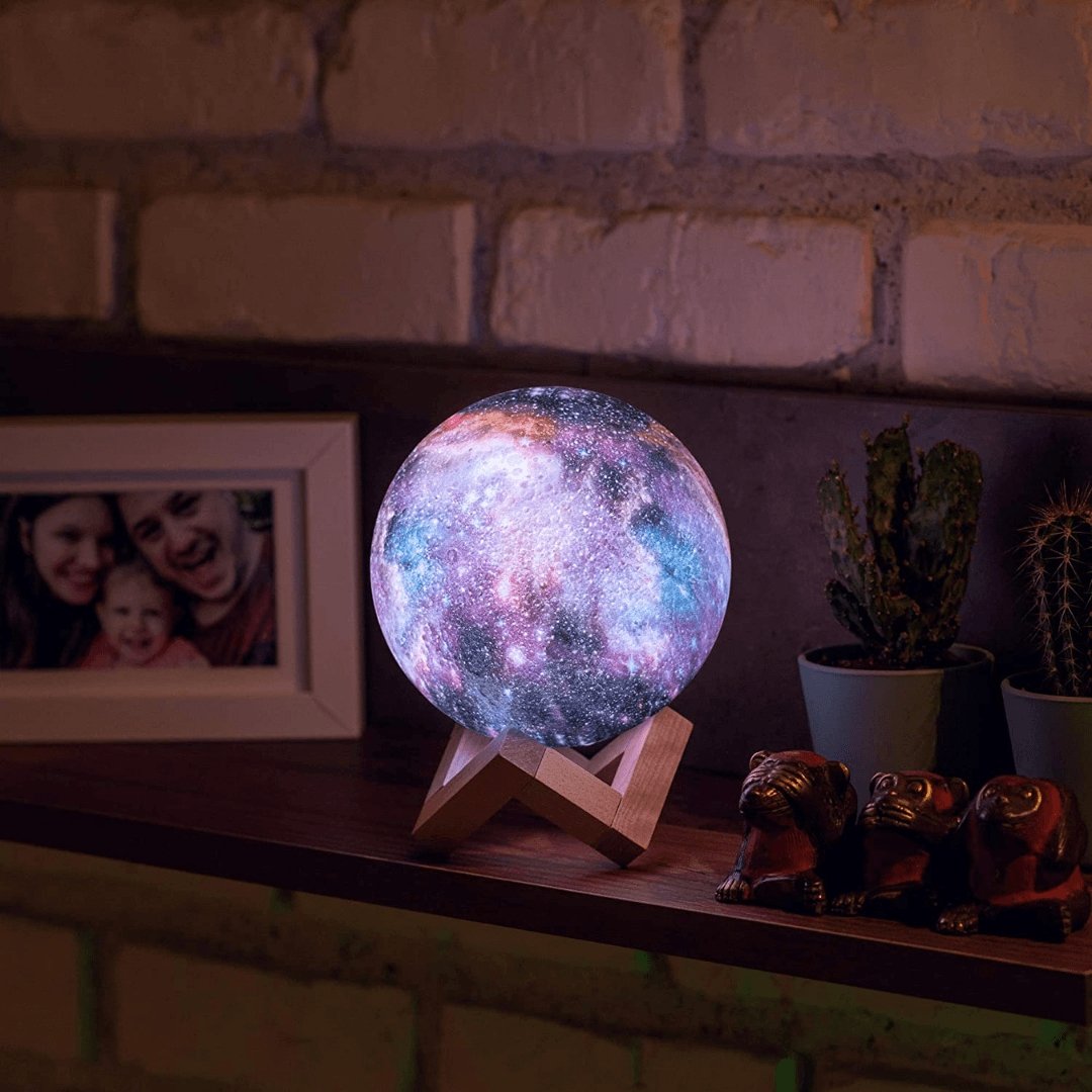 Natlampe med stjernehimmel og touchkontrol - Orion