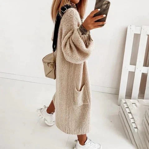 Blødt Strikket Oversized Damecardigan - Sienna