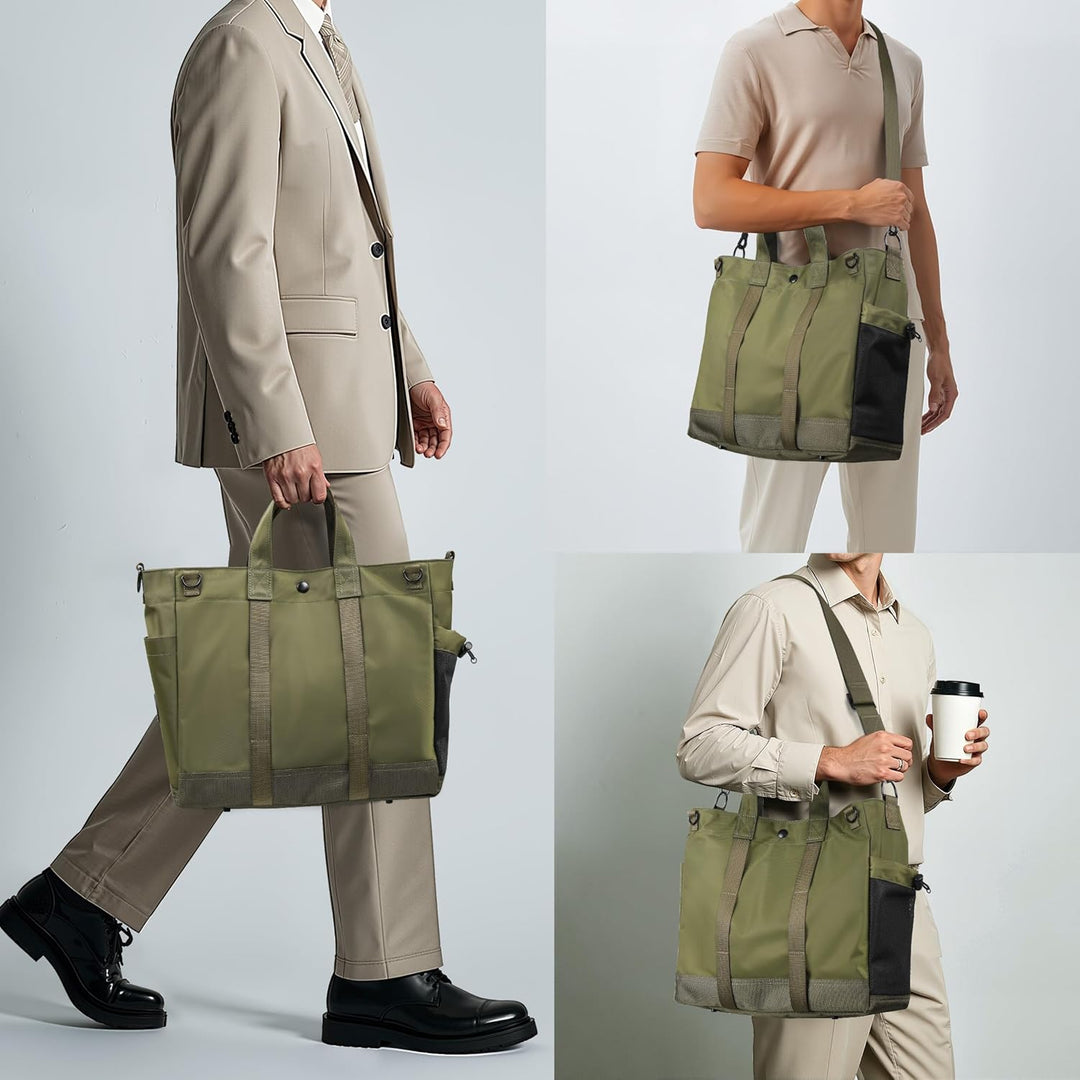 Laptop-skuldertaske med flere rum og justerbar skulderrem – MetroCarry