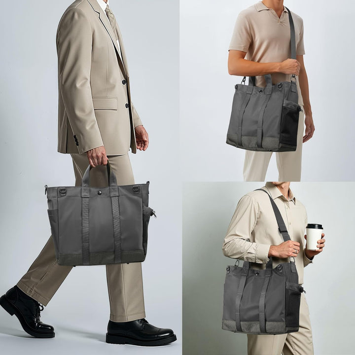 Laptop-skuldertaske med flere rum og justerbar skulderrem – MetroCarry