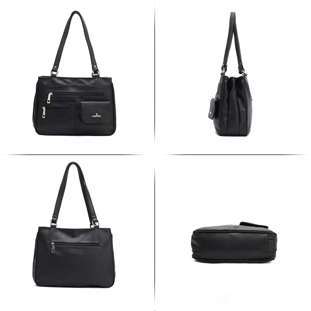 Skulder- og crossbody-taske til damer med flere rum – FlexiCarry