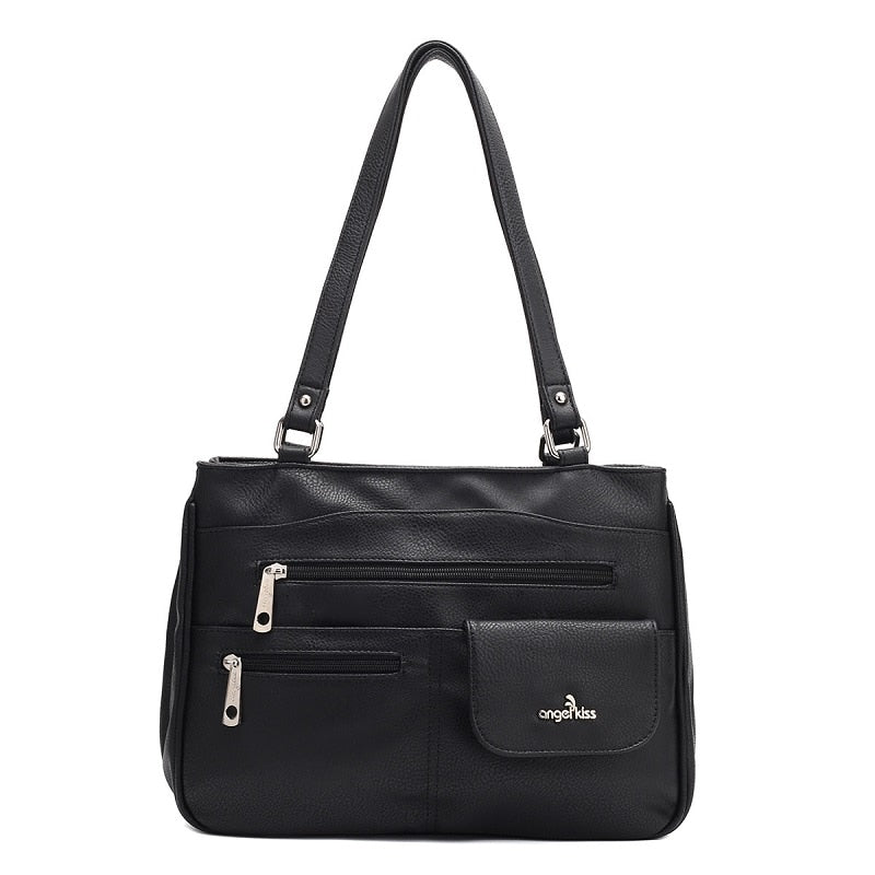 Skulder- og crossbody-taske til damer med flere rum – FlexiCarry