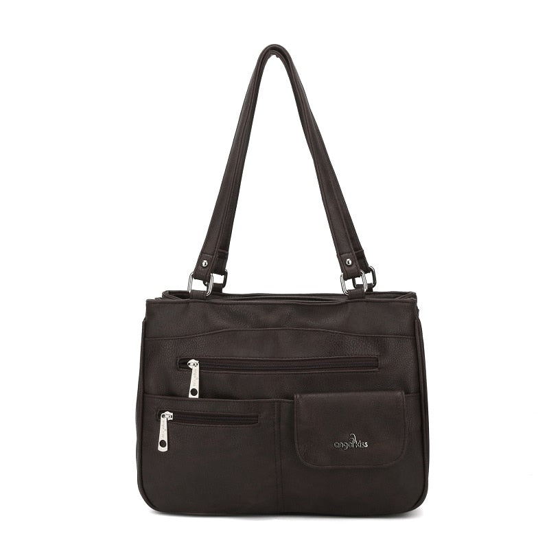 Skulder- og crossbody-taske til damer med flere rum – FlexiCarry