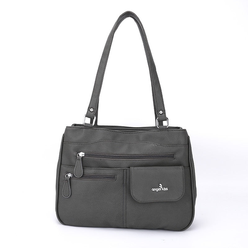 Skulder- og crossbody-taske til damer med flere rum – FlexiCarry