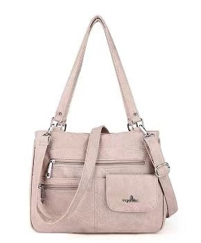 Skulder- og crossbody-taske til damer med flere rum – FlexiCarry