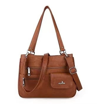 Skulder- og crossbody-taske til damer med flere rum – FlexiCarry