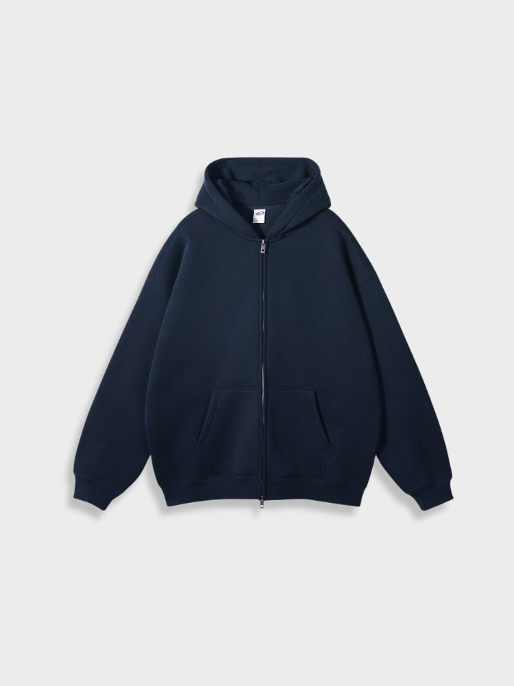 Oversized vest med lynlås - Ava