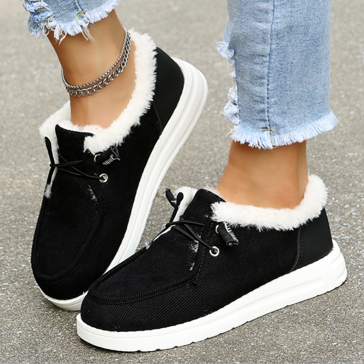Dame Slip-On vinterstøvler med pelsfôr – Maren