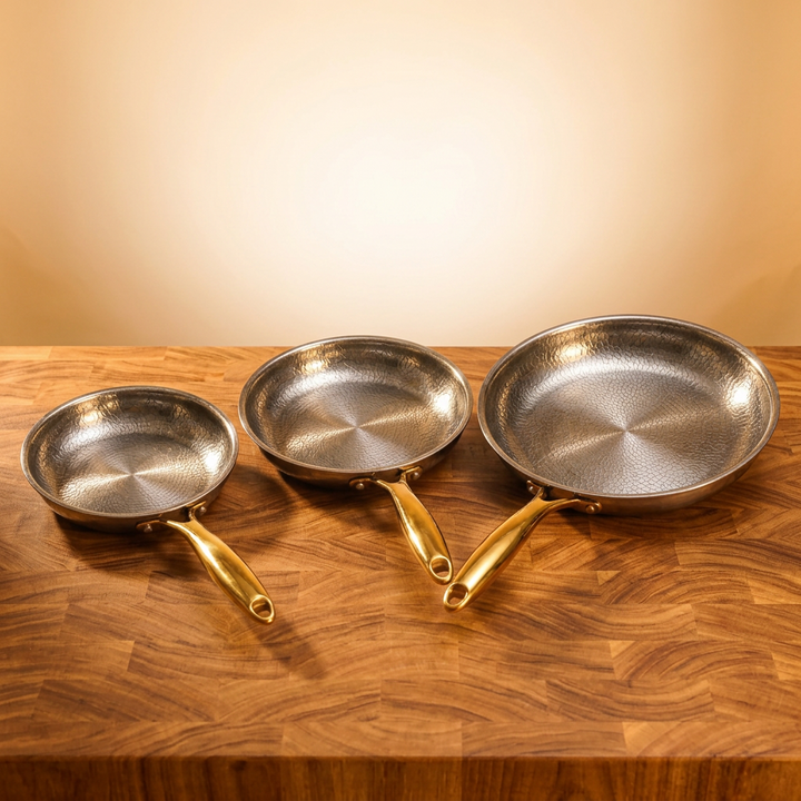 3-delt pandesæt i rent titanium