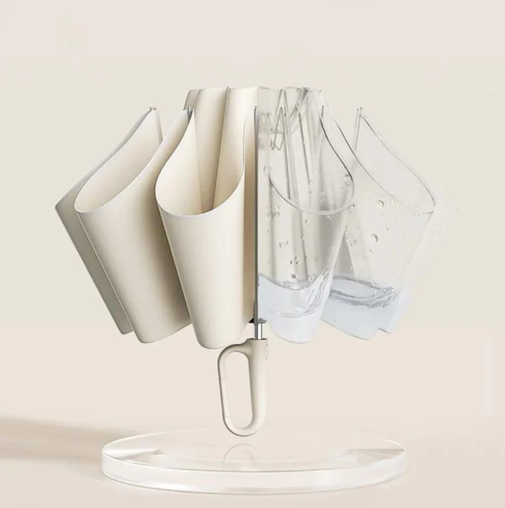Reflekterende stormregnparaply – AeroGlow