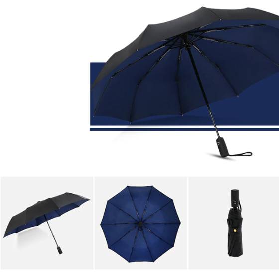 Stormsikre & sammenklappelige paraply – AeroShield
