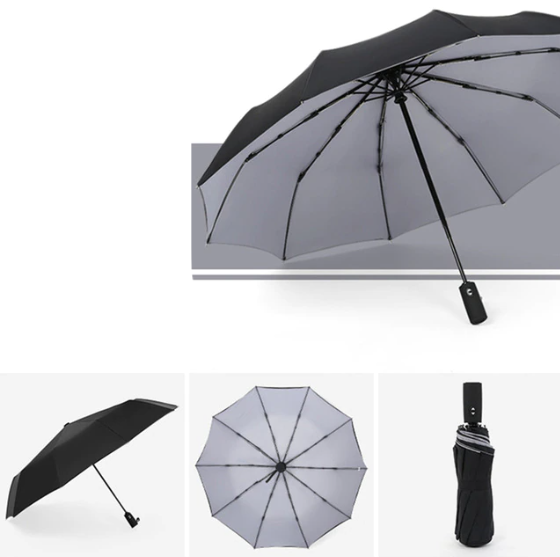 Stormsikre & sammenklappelige paraply – AeroShield
