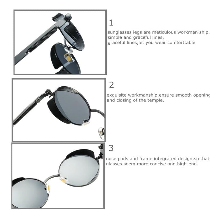 Trendy vintage-solbrille til damer og herrer – Savino