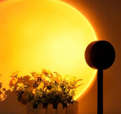 Solnedgangslampe med 4 farver - GlowSphere