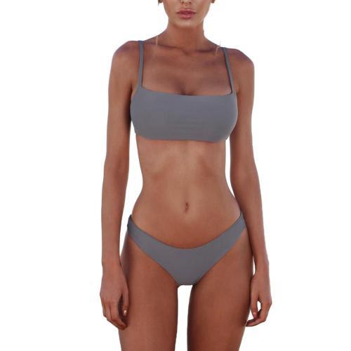 Bikini med justerbare stropper og fleksibel pasform – Kaila