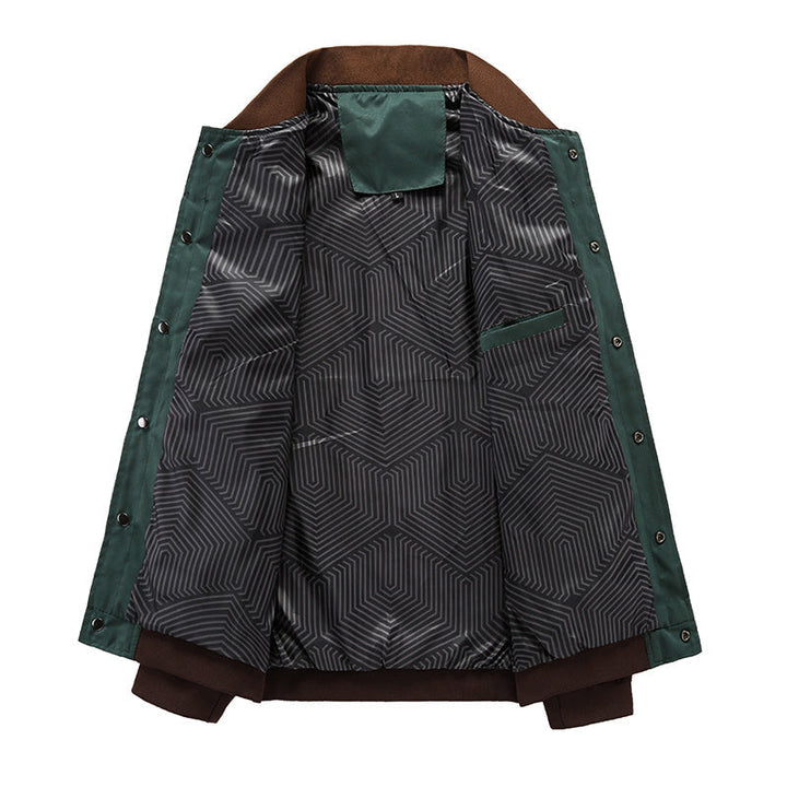 Lettherrens bomber overgangsjakke i vintage-look - Adrian