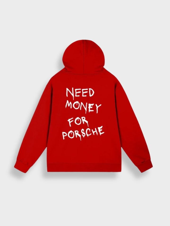 Oversized herre-hoodie med print - Noah