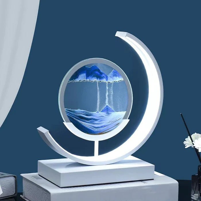 3D sandskal bordlampe - Abyss