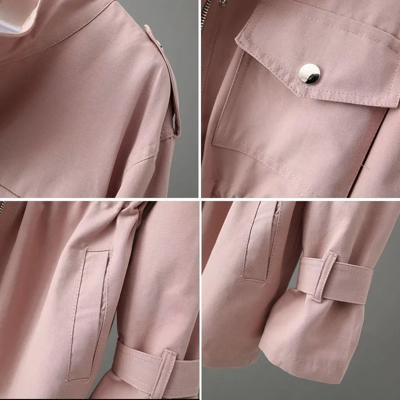 Kort dames trenchcoat – Clarisse