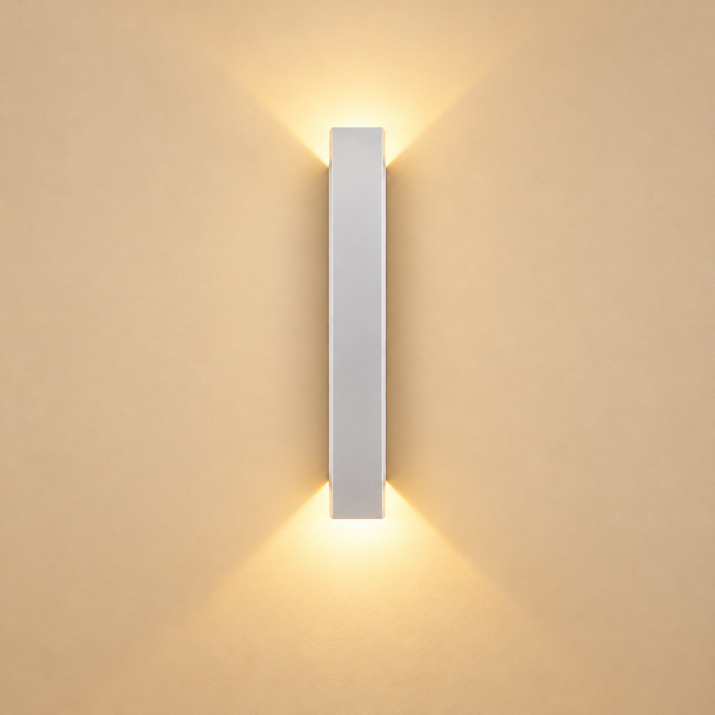 IP65 facadelampe i aluminium med LED-lys