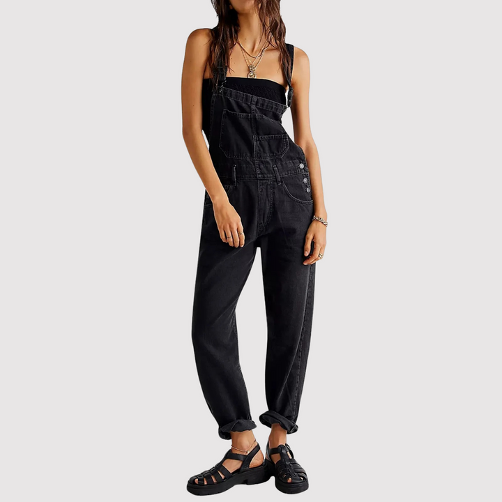 Denim dame overalls med afslappet pasform – Serena