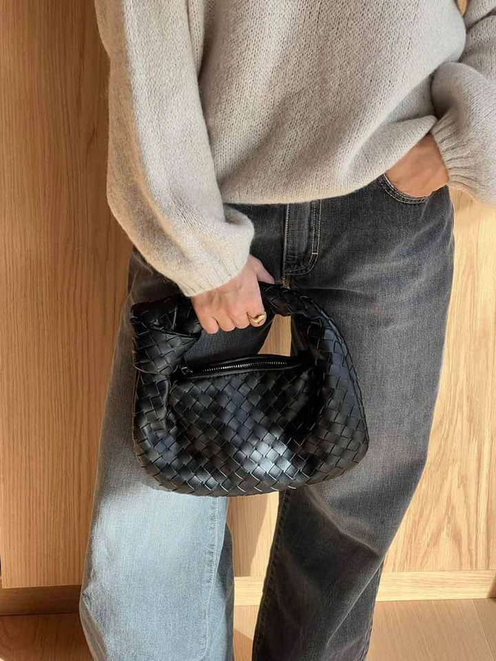Vævet mini-håndtaske - Isabella