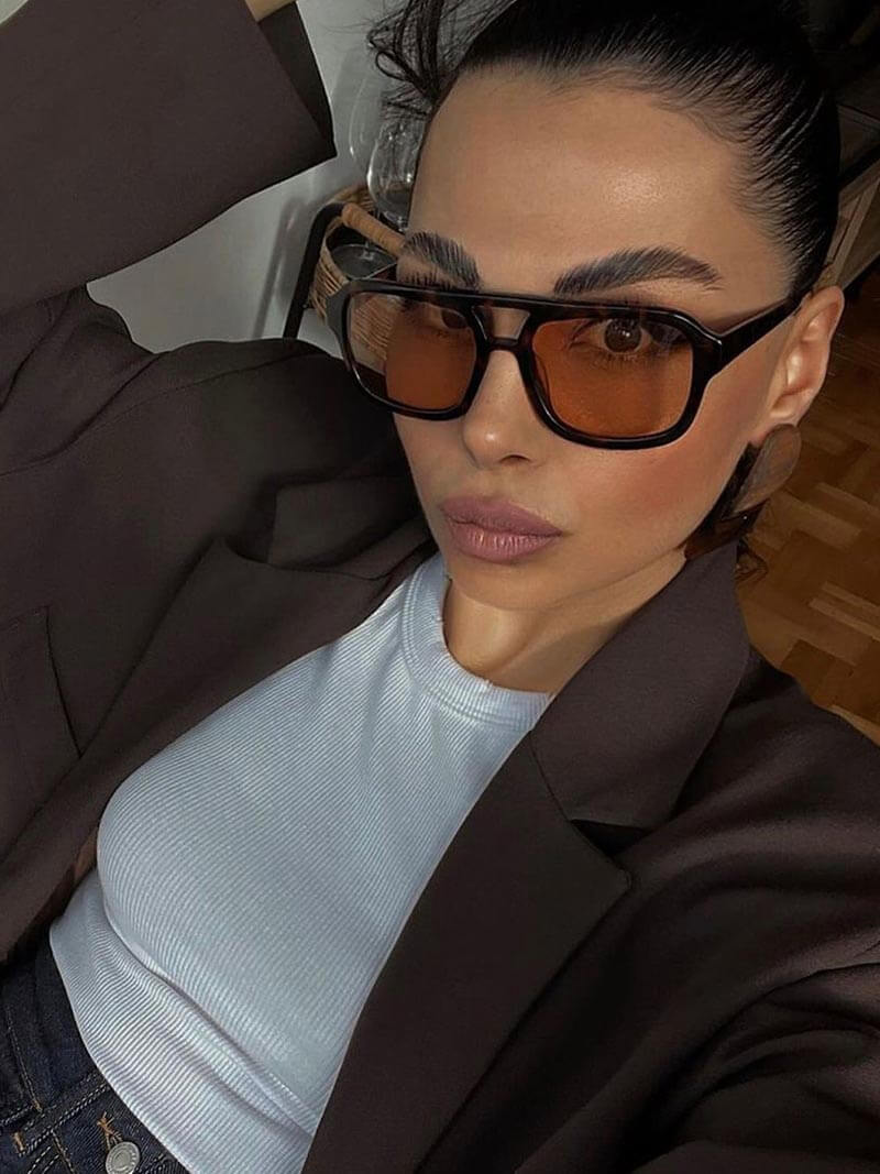 Vintage solbrille med UV-beskyttelse og retrocharme – Loreen