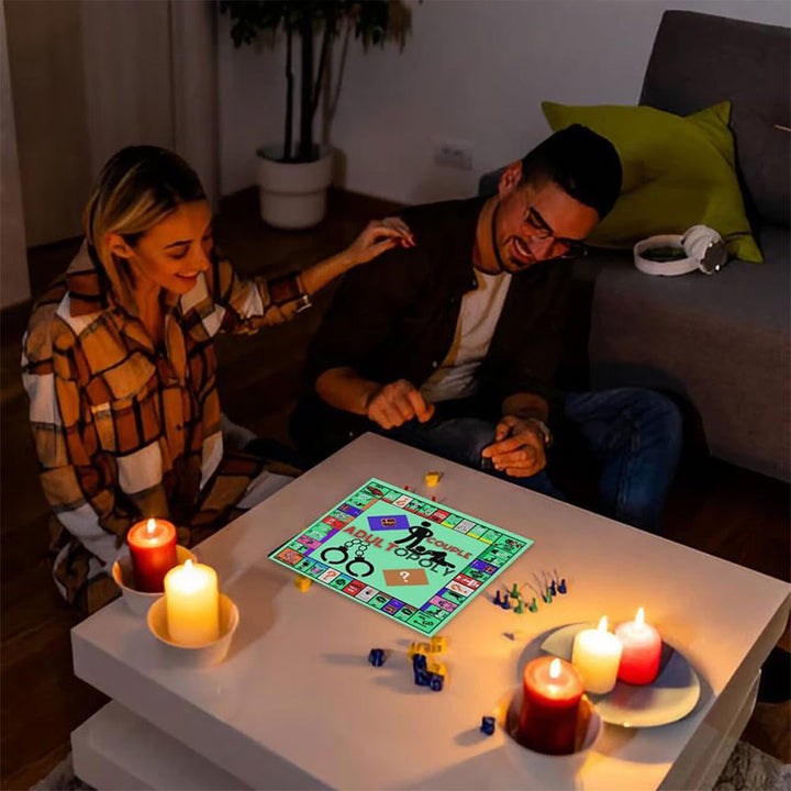 Romantisk brætspil for par - Sensuelle udfordringer og forbindelse - Kærlighedsudforskning