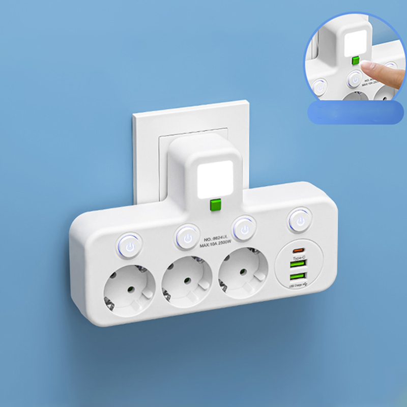 Power Strip with USB and Switches | Multi-Outlet Surge Protector 2500W 21