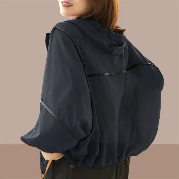 Let dame sommer hoodie-jakke med oversized pasform – Zoë