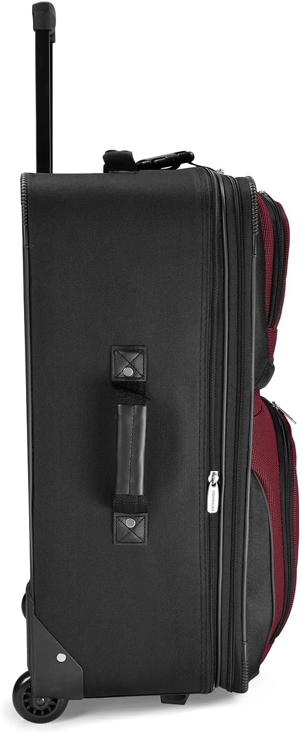 8-delt softshell-kuffertsæt med pakkekuber og TSA-lås – TravelMax