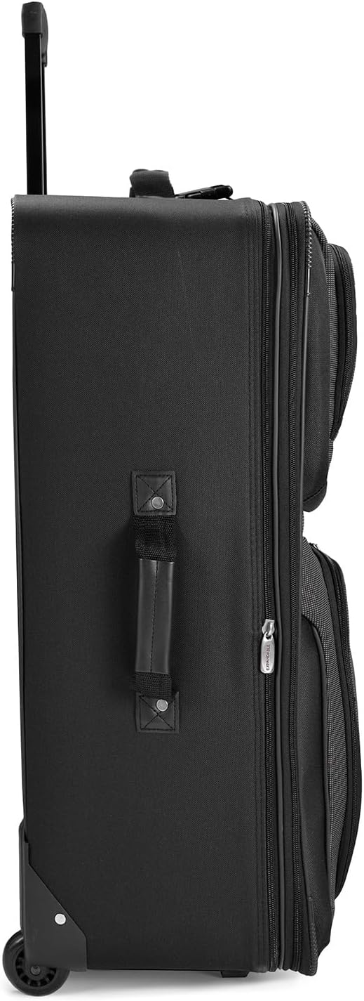 8-delt softshell-kuffertsæt med pakkekuber og TSA-lås – TravelMax